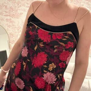 Vintage Jones New York Floral Slip Dress Medium